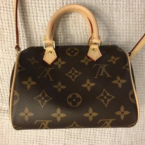 LIGHTLY USED LOUIS VUITTON Nano Speedy bag